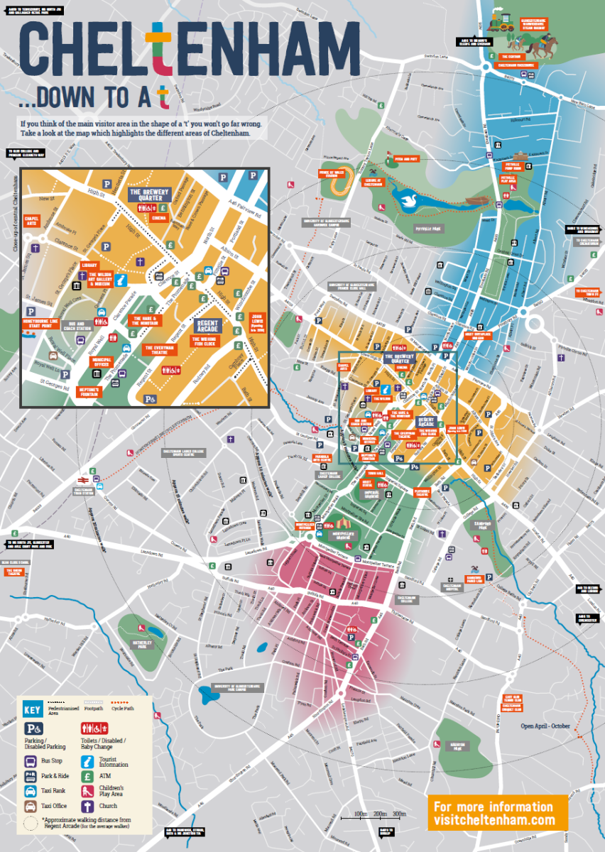 Map of Cheltenham - Visit Cheltenham